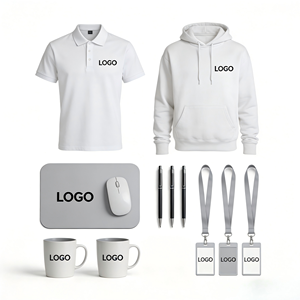 Promotional Gift Set Logo Polo Shirts Mouse <b>Pad</b> Bucket Hats for Corporate Client Giveaways - Product Image 1