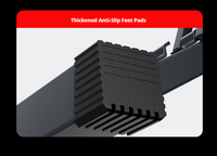 Support métallique réglable multifonctionnel pour squats fendus, rack de musculation avec banc et station de dips