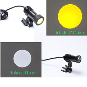 Lámpara LED Dental con Clip y Filtro, Brillo Ajustable, Luz Blanca Fría 5500-7000K, Cuerpo de Plástico, Certificación CE - Product Image 4