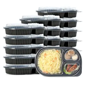 Best Selling Product 1400ml Microwaveable Take Out Heat-stacked 1 Compartment Food Containers