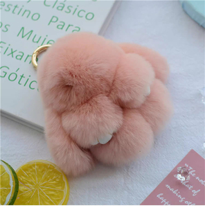 Llavero Colgante de Piel Auténtica Suave y Adorable - Product Image 2