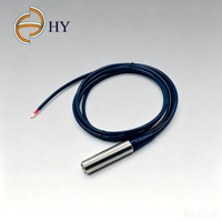 Transmetteur de niveau de liquide submersible HY avec écran LCD, capteur de niveau d'eau piézorésistif en silicium diffusé