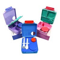 Luxuriöse Smarte BPA-Freie Thermische Bento-Boxen mit Besteck Auslaufsicher Mikrowellengeeignet Spülmaschinenfest Tragbar für Büro/Schule Luftdicht