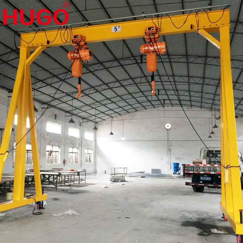 Mini Portable Rel Angkat Dipasang Gantry Crane Gantry Crane