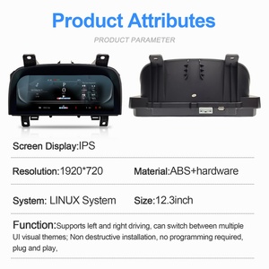 Navihua <b>Car</b> LCD Dashboard Digital Cluster <b>Speedometer</b> Upgrade <b>for</b> Land Rover Discovery 4 2010-2013 - Product Image 6
