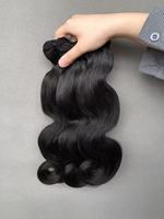 Vente chaude Super Double Drawn Body Wave Paquets de Cheveux Indiens Vierges Bruts Couleur Naturelle