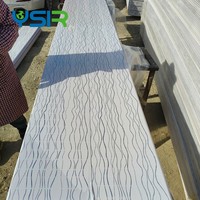Panneaux muraux en PVC, plafonds tendus, feuilles de plastique, faux carreaux de bois, panneaux muraux de douche en PVC