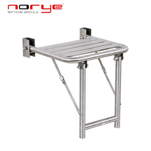 Stainless Steel <b>Folding</b> Bath <b>Stool</b> Wall Mounted For Elderly Shower Room Customizable - Product Image 5