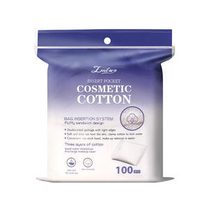 LMLTOP Lingettes en coton jetables 100 pièces 3 couches pour le nettoyage du visage et le démaquillage, pour salon et usage quotidien - Product Image 5