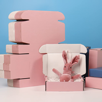 Boîte en papier ondulé avec LOGO personnalisé, pour la livraison postale et le commerce électronique, coffret d'emballage pour courrier, nouveauté