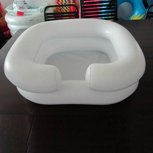 Bassin de lavage portable et moderne gonflable pour spa, <span class=keywords><strong>aide</strong></span> auxiliaire pour le lavage des personnes alitées, bol peu profond avec tube de vidange, pour usage domestique et clinique - Product Image 3