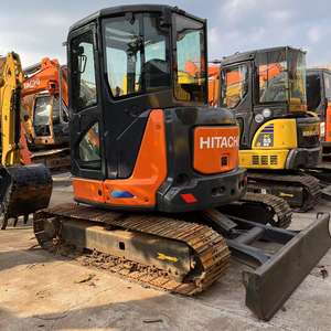 Mini-excavatrice d'occasion Hitachi ZX55 ZX60 ZX70 avec chenilles en caoutchouc à vendre, Hitachi Zx55USR-5A d'occasion - Product Image 3