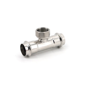 V hồ sơ thép không gỉ khuỷu tay TEE khớp nối Báo Chí phụ kiện DVGW thép không gỉ 304 316L aadpter cấp nước phụ kiện đường ống - Product Image 5