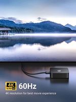 Câble UGREEN à angle droit 4K 90 degrés, cordon haute vitesse à angle descendant, câble 2.0