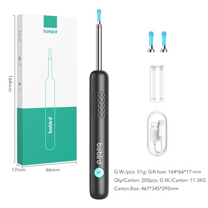 Bebird R1 Enlèvement de cire <span class=keywords><strong>d</strong></span>'oreille <span class=keywords><strong>Caméra</strong></span> <span class=keywords><strong>Endoscope</strong></span> Visual Ear Pick avec connectivité sans fil Wi-Fi Prend en charge les téléphones IOS et Android - Product Image 2