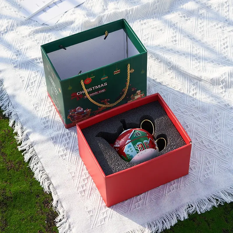 Hot sale high quality promotional home goods teaware ceramic tea set custom luxury christmas gift set