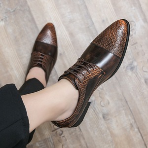 Chaussures habillées plates respirantes pour hommes, nouveau style britannique, pour l'hiver et l'été - Chaussures décontractées formelles - Product Image 6