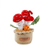 2026 Hiasan Rumah Rajutan Bunga Frangipani dari Katun Buatan Tangan, Ornamen Dekorasi Rumah, Bunga Abadi, Hadiah Hari Ayah yang Kreatif