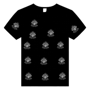 Vendite calde Bling brillare piccolo occhio simbolo Hotfix strass ferro su trasferimento di calore motivo di Design per t-shirt e cappello - Product Image 1