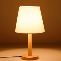 Lampe de table en bois de petite taille de haute qualité au design traditionnel chinois pour la chambre des enfants