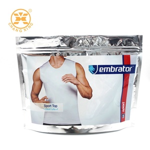 Logo personalizzato Clear Zip Blocco di Plastica Biancheria Intima Della Chiusura Lampo Vestiti di Nuoto Sacchetto di Imballaggio Glassato Sacchetto di Plastica Per Il <span class=keywords><strong>Pugile</strong></span> Breve - Product Image 3