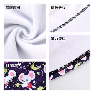 Winter Printed Fleece Ski Face Mask Adult Child Windproof Warm Head Cover Sport Outdoor Use - Product Image 5