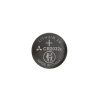 Mitsubishi CR2032 3V Batería de moneda de litio Limno2 Pila de botón para control remoto de automóvil para juguetes y electrodomésticos