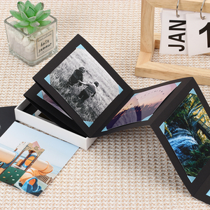 Álbum de <span class=keywords><strong>Fotos</strong></span> Plegable Tipo Acordeón de Papel <span class=keywords><strong>Polaroid</strong></span> con Logotipo Personalizado al por Mayor, <span class=keywords><strong>Caja</strong></span> para Recuerdos de Graduación, Cumpleaños, Bebés, Familia, Bodas - Product Image 3