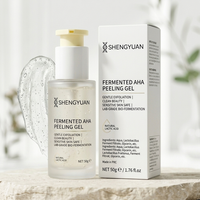 Gel Peeling Fermenté AHA Marque Blanche, Gel Hydratant Doux pour Polissage de Surface, Post-Routine de Soin de la Peau, Qualité Cosmétique, Vente en Gros