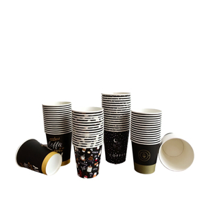 Gobelets en carton à paroi simple pour café chaud, imprimés sur mesure, recyclables, 6oz, 7oz, 8oz, 9oz, 10oz, 14oz, 16oz, avec logo - Product Image 6