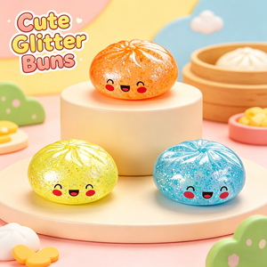 Produits très demandés : Jouet Squishy amusant et charmant en forme de boulette de soupe au maltose Dim Sum, anti-<span class=keywords><strong>stress</strong></span> et anti-dépression pour enfants - Product Image 2
