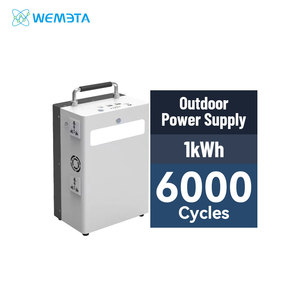 Giá Rẻ Giá 1kwh 200W Trạm di động năng lượng mặt trời bảng điều khiển LiFePO4 220V <span class=keywords><strong>AC</strong></span> đầu ra mini ngoài trời cung cấp Cắm Trại Pin dự phòng dẫn ánh sáng - Product Image 1
