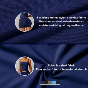 Tùy Chỉnh Chất Lượng Cao Tập Thể Dục Dài Tay Yoga Quần Áo Một Vai Nhanh Chóng Làm Khô Phụ Nữ Thoáng Khí Của Phòng Tập Thể Dục Quần Áo Tập Thể Dục Thể Thao Thiết Lập - Product Image 4