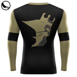 Maillot de compression MMA à manches courtes, imprimé par sublimation, respirant, protection UPF50+ - Product Image 3