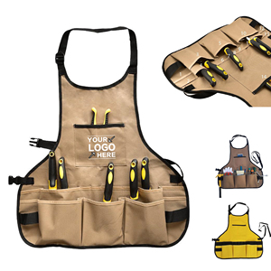 Delantal de Trabajo con Múltiples Bolsillos, Cinturón de Herramientas Profesional, Bolsa de Cintura para Jardinería y Carpintería, Ajustable e Impermeable - Product Image 1