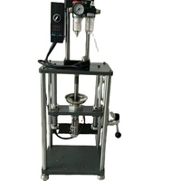 Machine de moulage par injection pneumatique manuelle de petite taille pour bureau, machine de moulage par injection verticale, machine de fabrication d'appâts souples
