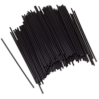 Lot de 1500 pailles jetables écologiques en PLA sans BPA avec brosse de nettoyage – Idéal pour les voyages, le bureau, l'école, les fêtes et les bars