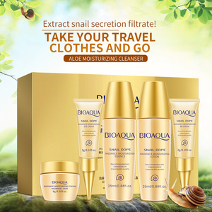 BIOAQUA Usine En Gros Beauté Cosmétiques Hydratant Serrure Eau Nettoyant Pour Le Visage Toner Lotion <span class=keywords><strong>Bb</strong></span> <span class=keywords><strong>Crème</strong></span> Escargot Ensemble De Soins De La Peau - Product Image 4