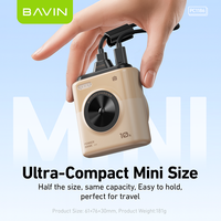 BAVIN Groothandel Leverancier Fabrikant Bestseller Goede PC1186 10000mah 15w Powerbank met Kabel