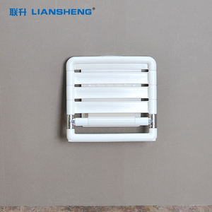 Chaise de <span class=keywords><strong>douche</strong></span> murale pliable et rétractable au design moderne avec dossier <span class=keywords><strong>pour</strong></span> personnes âgées - Product Image 6