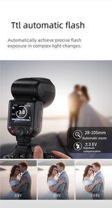 Flash Speedlite à Tête Ronde Neewer Z2-c Pro 2.4g TTL pour Canon, Interface Utilisateur Améliorée, 2 Lampes Pilotes Réglables, Touche TCM de Commutation Rapide TTL/M - Product Image 3