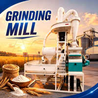 Machine industrielle de traitement de la farine de céréales (blé, maïs, riz) avec automatisation intelligente et système de production à haut rendement