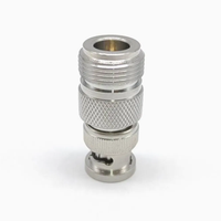 Adaptateur de connecteur coaxial RF BNC mâle vers N femelle