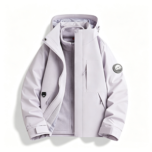 Coupe-vent d'hiver unisexe à capuche, technologie triple protection, imperméable, respirant, coupe-vent, résistant aux taches, pour l'extérieur - Product Image 4