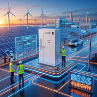 Sistema de Almacenamiento de Energía en Gabinete para Exteriores con Refrigeración Líquida Todo en Uno de 125 kW y 261 kWh para Uso Industrial y Comercial
