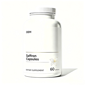 Capsules de Safran à Marque Blanche OEM – Complément d'Extrait de Safran pour le Bien-être Émotionnel, la Gestion du Stress et l'Humeur Positive - Product Image 1