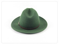 LiHua avec chaîne en or Michael Jackson noir Fedora chapeau hommes Fedora chapeaux laine feutre Design classique