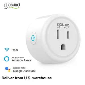 En Oferta: <span class=keywords><strong>Enchufe</strong></span> <span class=keywords><strong>Inteligente</strong></span> Wifi <span class=keywords><strong>Gosund</strong></span> Estándar Estadounidense, Compatible con Tuya Smart Life, Google Home y Alexa, Mini <span class=keywords><strong>Enchufe</strong></span> <span class=keywords><strong>Inteligente</strong></span> con Corriente Nominal de 10A - Product Image 3