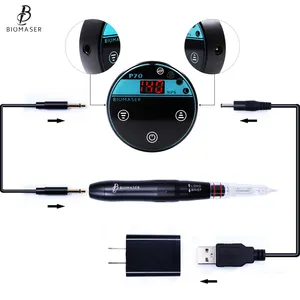 Biomaser P70 Microblading Lippen Eyeliner Tattoo Machine Digitale Permanente Make-Up Machine Voor Microblading Levert