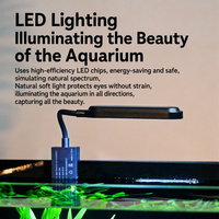 Ensemble d'aquarium écologique ultra-blanc pour bureau, vente en gros, directement de l'usine, aquarium intégré avec filtre et LED pour commande en gros